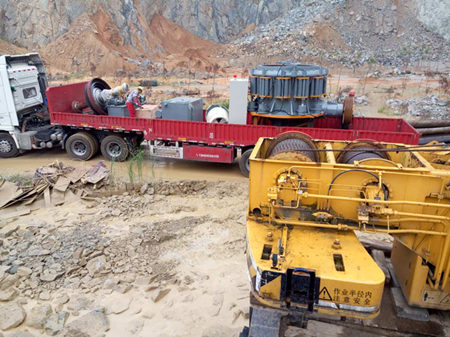 雙金鄂破、圓錐破用于福建時(shí)產(chǎn)500噸花崗巖破碎生產(chǎn)線