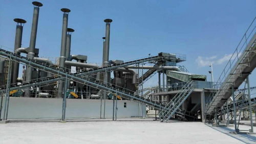 山東核電時(shí)產(chǎn)150噸破碎生產(chǎn)線(xiàn)