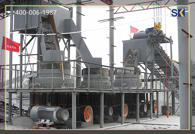 雙金機(jī)械時產(chǎn)500噸客戶現(xiàn)場