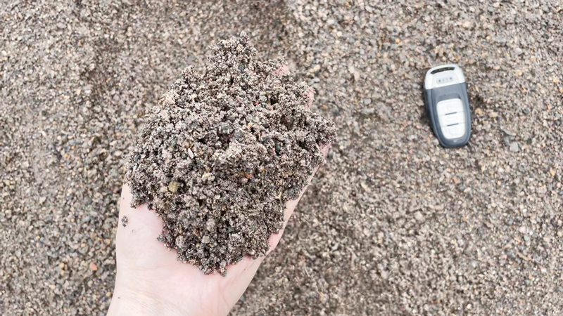 建筑垃圾破碎后-成品砂