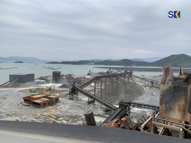 雙金機(jī)械石料生產(chǎn)線客戶現(xiàn)場(chǎng)