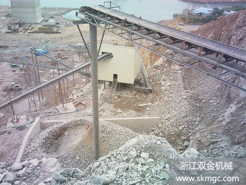 福建某時(shí)產(chǎn)500噸的碎石生產(chǎn)線竣工