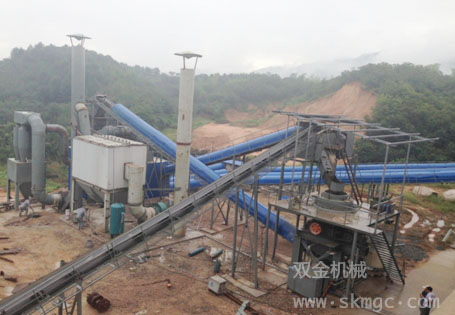 新昌制砂生產(chǎn)線試驗(yàn)基地順利試車