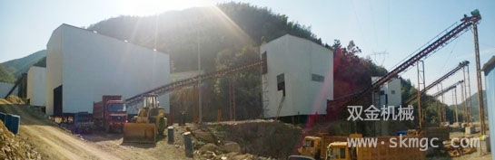 安徽繁昌時產(chǎn)1000噸破碎生產(chǎn)線