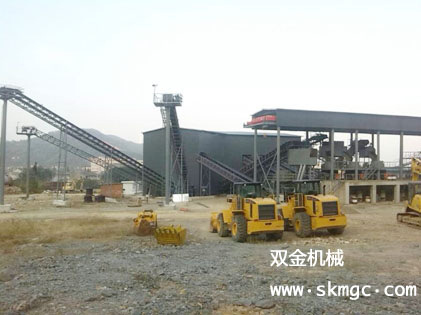 溫州平陽時產(chǎn)500噸破碎生產(chǎn)線