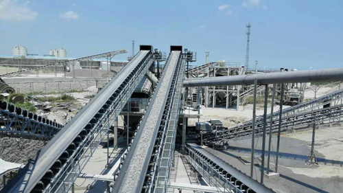 山東核電時產(chǎn)150噸破碎生產(chǎn)線