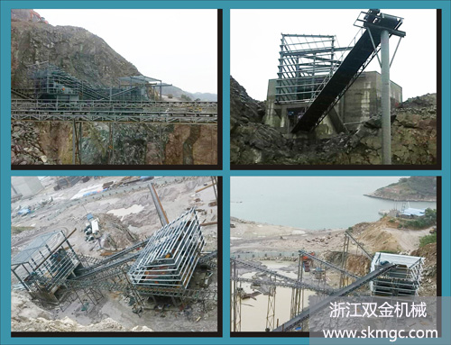 福建某時(shí)產(chǎn)500噸(330方)破碎生產(chǎn)線項(xiàng)目施工圖施工中