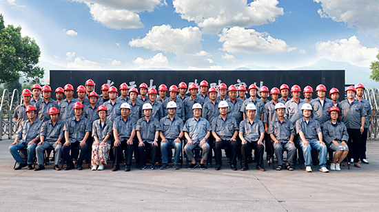 雙金售后團(tuán)隊(duì)合影