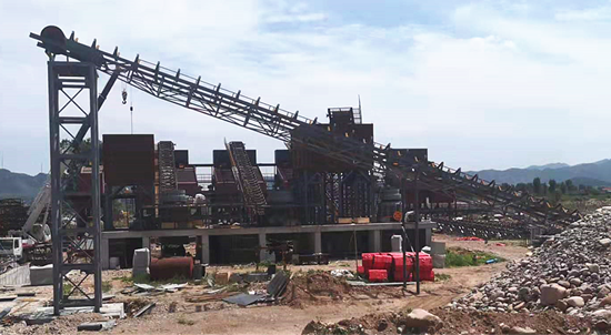 鵝卵石破碎生產(chǎn)線