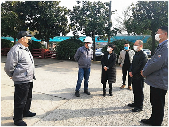 余杭區(qū)區(qū)長一行臨雙金公司視察復工情況