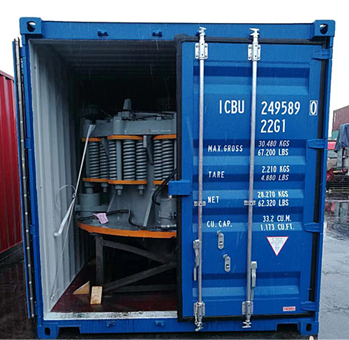 雙金1200彈簧圓錐機(jī)發(fā)往印度