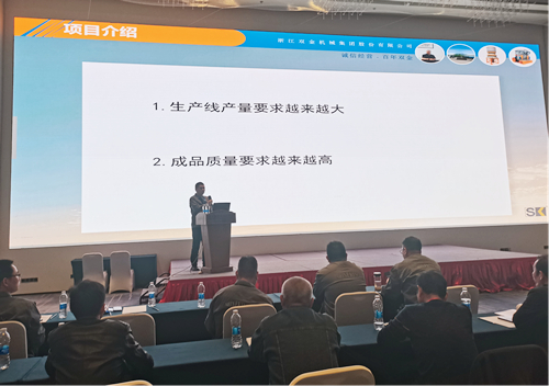 公司技術(shù)代表講解砂石生產(chǎn)線案例