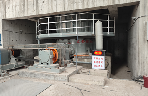 旋回破檢測(cè)現(xiàn)場(chǎng)